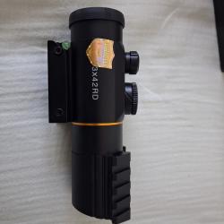 Point rouge avec support