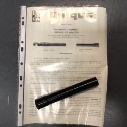 Mod&eacute;rateur de son &agrave; embout filet&eacute; marqu&eacute; Unique filetage 1/2 X20 cal22