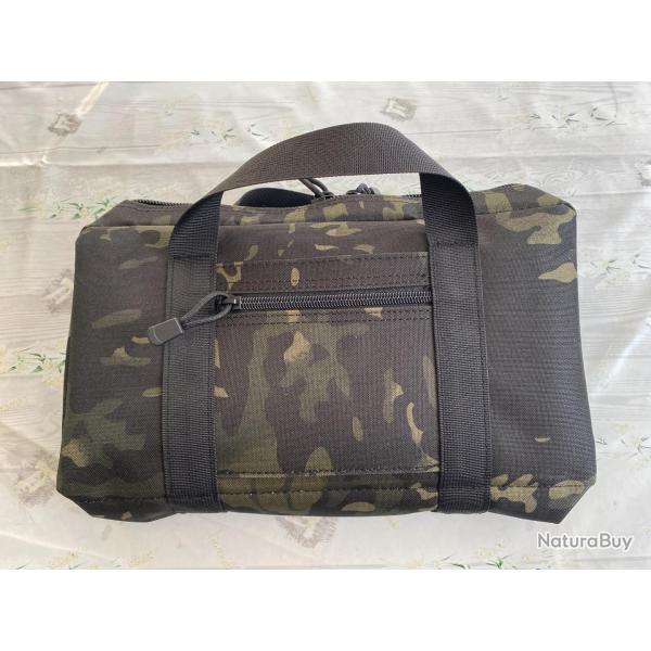 Housse de transport arme de poing type camouflage