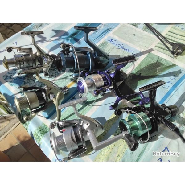 6 Moulinets peche mer