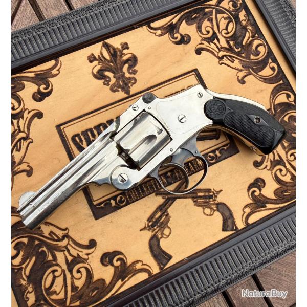 S&W Safety .38 S&W 4th Model  "Lemon Squeezer" - Nickel d'origine - �tat superbe
