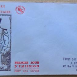 Enveloppe premier jour d'&eacute;mission du centenaire de la m&eacute;daille militaire Madagascar 1952
