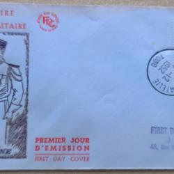 Enveloppe premier jour d'&eacute;mission du centenaire de la m&eacute;daille militaire Togo 4 D&eacute;cembre 1952