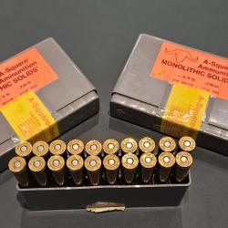 60 cartouches de 375 JRS  A-Square monolithic solids