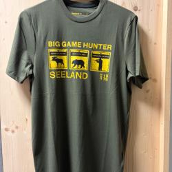 TEE SHIRT SEELAND CAUTION - GRAPE LEAF