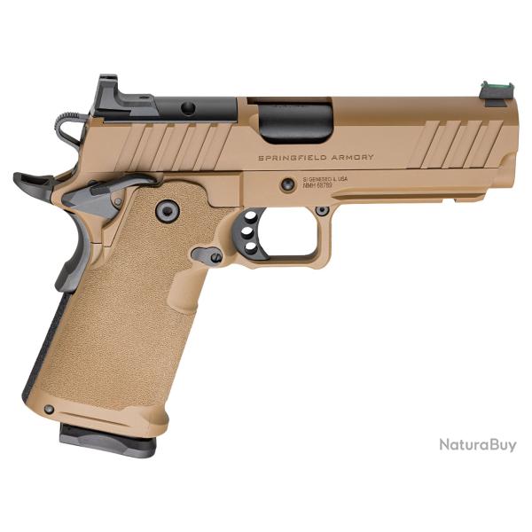 Pistolet Springfield Armory 1911 DS Prodigy - Cal. 9x19 Para - Canon 4.25'' - TAN