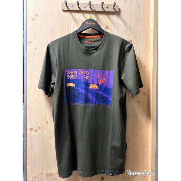 TEE SHIRT SEELAND THERMAL PINE GREEN