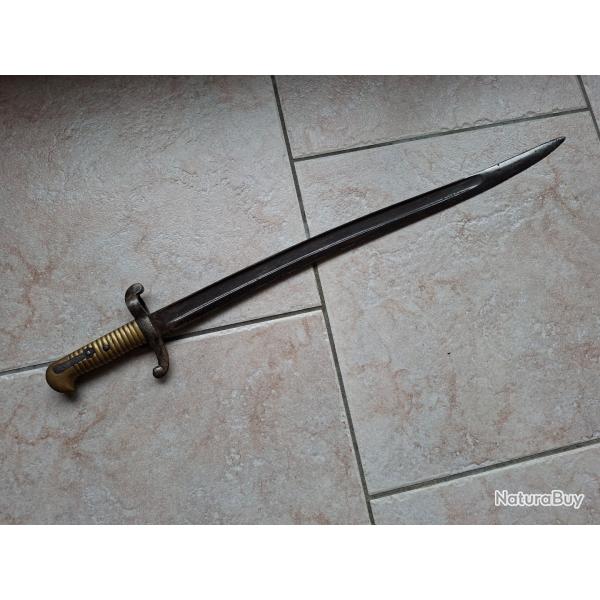 Sabre ba�onnette fran�ais mod�le 1842