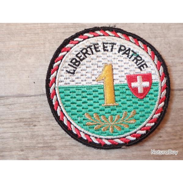 Insigne, patch Vaudois Libert� et Patrie SUISSE