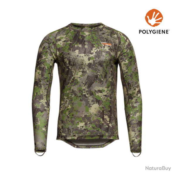 Tee shirt de chasse Core Lightweight Crew LS Optifade Cover SITKA