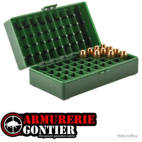 Bo�te de rangement 50 cartouches MEGALINE 45 acp