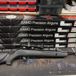 Pack carabine &agrave; plombs gamo Big Cat 1000E  4.5 mm 19.9J + lunette LC 4 x 32 wr