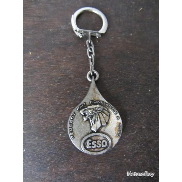 Porte cl�s Esso Uniflo - Peugeot 1970