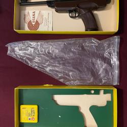 Pistolet &agrave; plomb DIANA mod&egrave;le 5 avec bo&icirc;te d'origine quasi neuf.