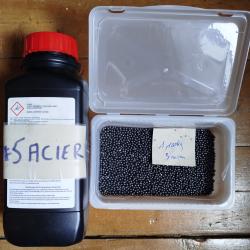 1,1 kgs de grenaille d'acier n&deg; 5