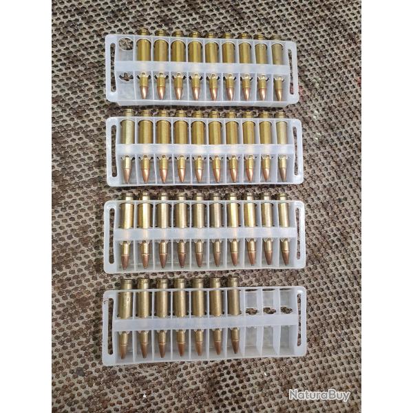 36 cartouches FEDERAL de 222 REMINGTON � balle DEMI BLINDE de 50 grs