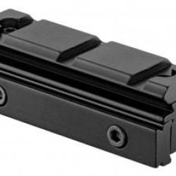 Rail adaptateur 11mm vers 20mm 3 slots