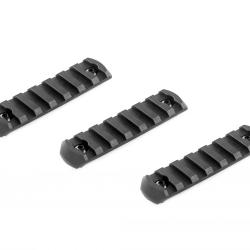 Kit de 3 rails qrs m-lok 7 slots - vfc