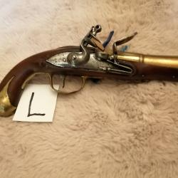 PISTOLET TROMBLON DE MARINE A SILEX