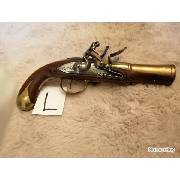 PISTOLET TROMBLON DE MARINE A SILEX