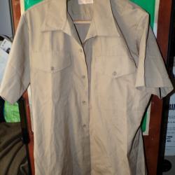 ARMEE AMERICAINE : CHEMISE MILITAIRE U.S MARINES CORPS DE L'ARMEE AMERICAINE  ,Taille LARGE OU 41-42