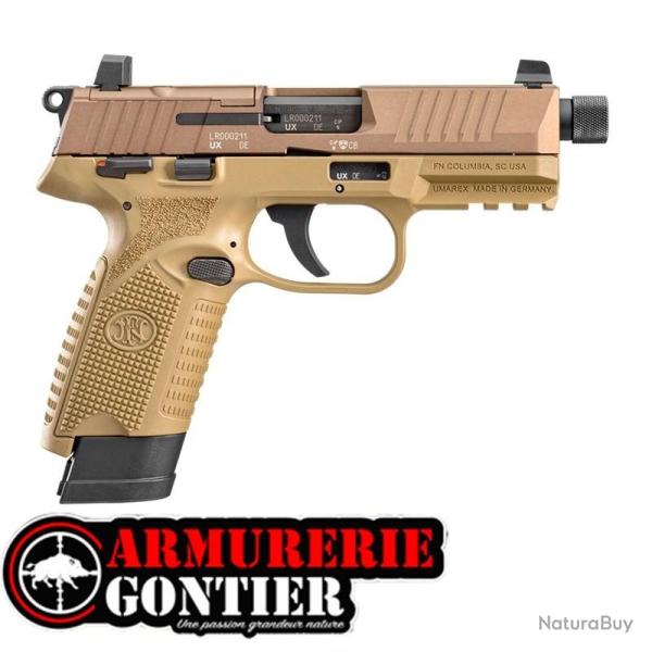Pistolet FN USA 502 22 LR FDE