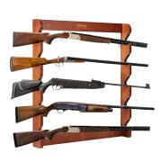 Râtelier à Fusils En Chêne Massif – Porte 5 Armes – Fabrication Française