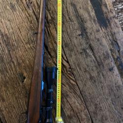 Carabine stutzen CZ 537 calibre 7-64 lunette Swarovski Habicht 1,5-6-42 montage pivotant