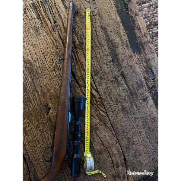 Carabine stutzen CZ 537 calibre 7-64 lunette Swarovski Habicht 1,5-6-42 montage pivotant