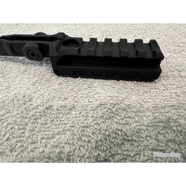 Montage AK ALPHA MINI DOT MOUNT PICATINNY BLACK - MIDWEST INDUSTRIES