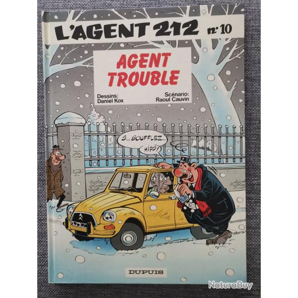 BD L'Agent 212 no 10 Agent Trouble par Kox et Cauvin Dupuis