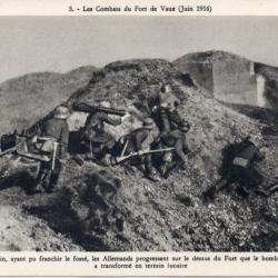 CPA - Les Combats du Fort de Vaux " Juin 1916 " N&deg;7541
