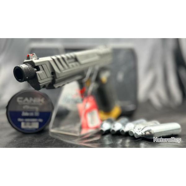 PACK PR�T A TIRER "PISTOLET CANIK SFX COMPETITION CO2 C50 SILVER/GOLD