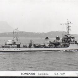 CPA - Marine de Guerre - BOMBARDE TORPILLEUR 12-6-1938 -N&deg;7548