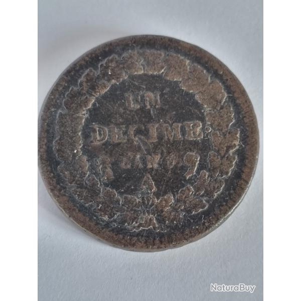 1 D�cime An 5 A Dupre , Un D�cime An V 1796 , 18�me , XVIII�me