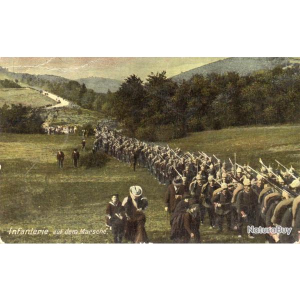 CPA - Infanterie , auf dem Marsche -N�7551