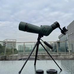 Longue-vue 20-75x60 Professionnelle Observation Oiseaux et Faune Optique FMC + Tr&eacute;pied M&eacute;tal 30 CM