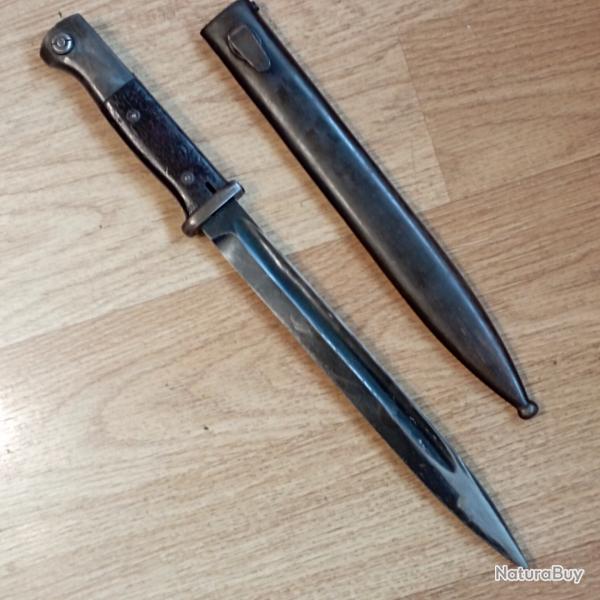 Ba�onnette Mauser 1937 contrat Portugais.