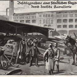 CPA - Der grosse Krieg 1914/1915 Attacke deutscher Dragoner in der Schlacht an der Marne -N&deg; 7553