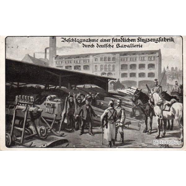 CPA - Der grosse Krieg 1914/1915 Attacke deutscher Dragoner in der Schlacht an der Marne -N� 7553