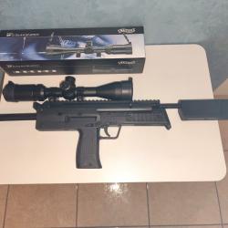 MP7 SD 7.5j Umarex Cal 4.5mm &agrave; plomb + lunette Walter ZF 3-9&times;44