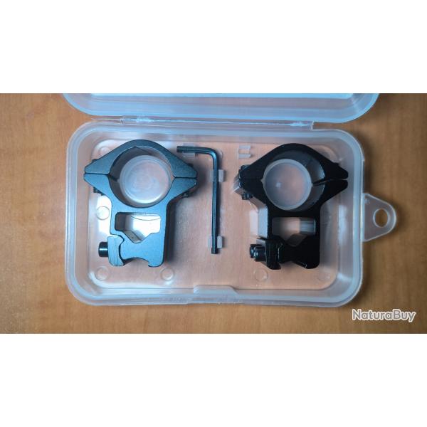 Air Force Optics Montage lunette 25.4mm rail 11mm