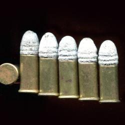 Lot de 6 Cartouches 320 pour Revolver Bulldog - percussion centrale - 1� sans prix de r&eacute;serve