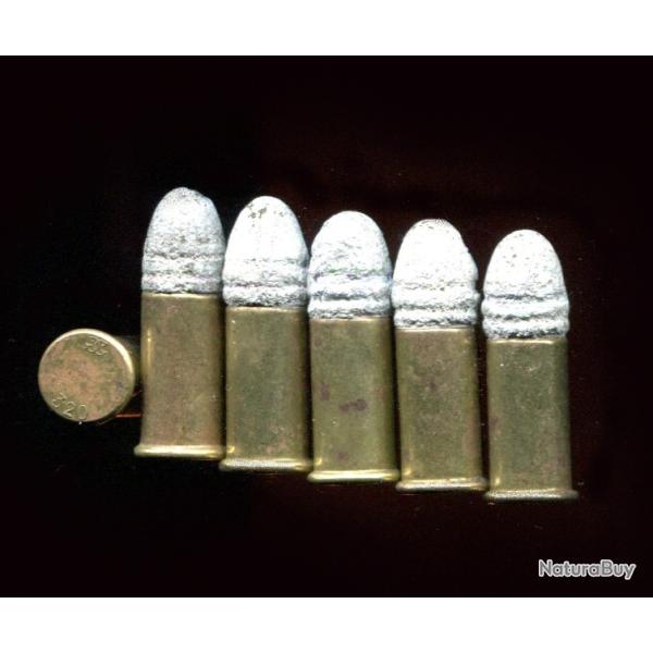 Lot de 6 Cartouches 320 pour Revolver Bulldog - percussion centrale - 1� sans prix de r�serve