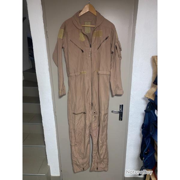 Combinaison de vol CWU-27/P US Air Force - Taille 40L - Couleur Sable