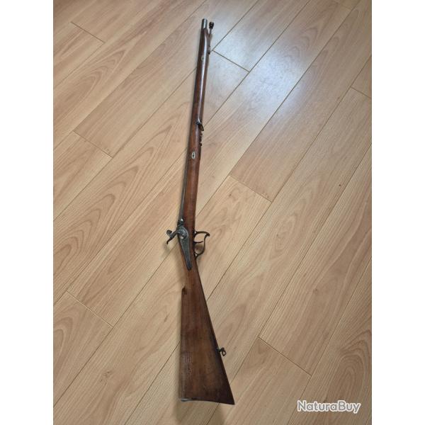 Fusil de chasse ancien � percussion XIXe si�cle - collection