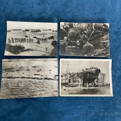 Lot de cartes postales anciennes Gaby d&eacute;barquement en Normandie