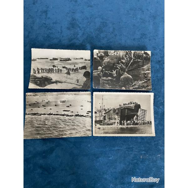 Lot de cartes postales anciennes Gaby d�barquement en Normandie