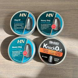 H&N - Plombs SLUG HP et heavy  CAL 5.5 1000p