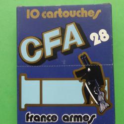 REF 26 - BO&Icirc;TE CARTOUCHES CHASSE ANCIENNE - Marque CFA -  CAL 16/67  - plombs cubiques